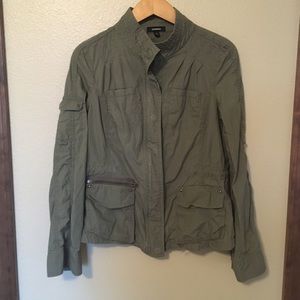 Express army green medium jacket.